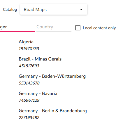 QML content download example maps