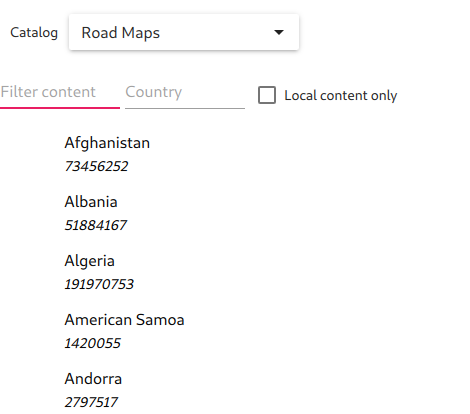QML content download example maps
