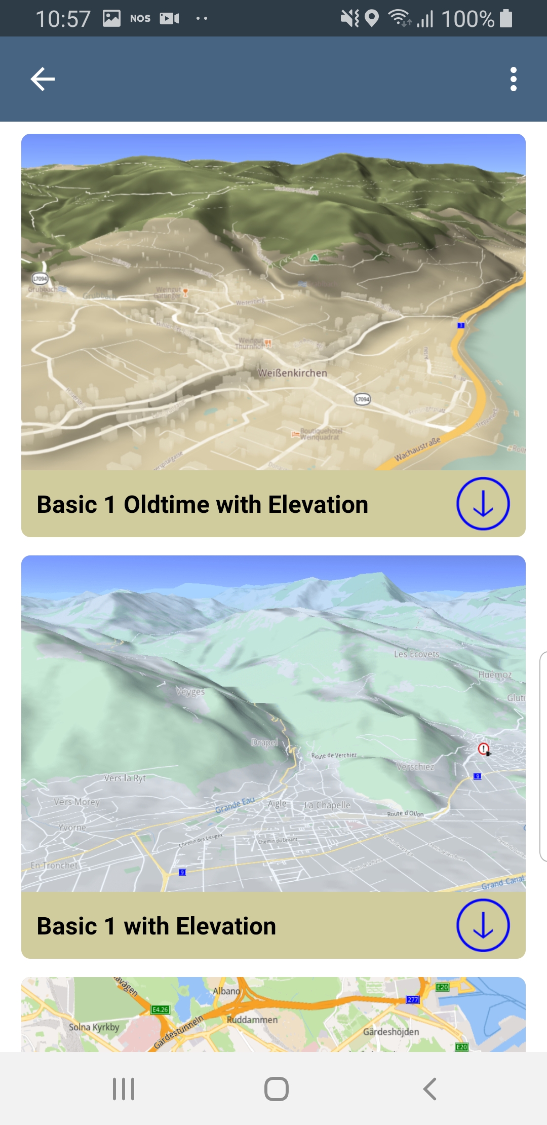 Android example map style screenshot